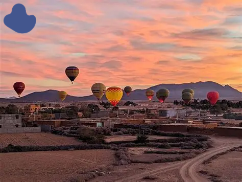Hot air balloon Marrakech sunrise flight