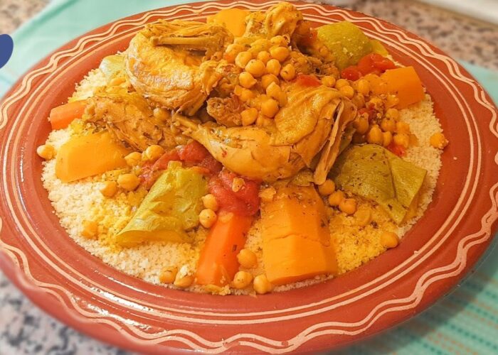 Traditional Moroccan couscous in Morocco food guide