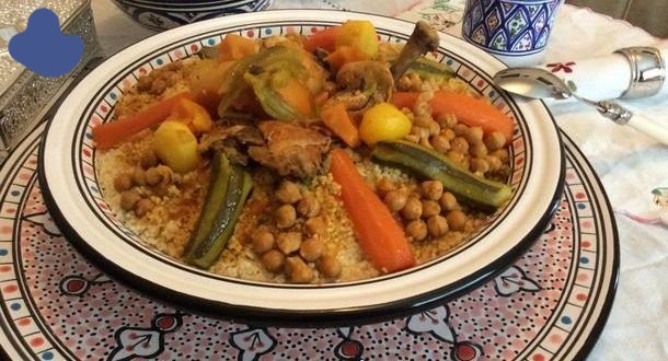 Lamb couscous served in Morocco food guide