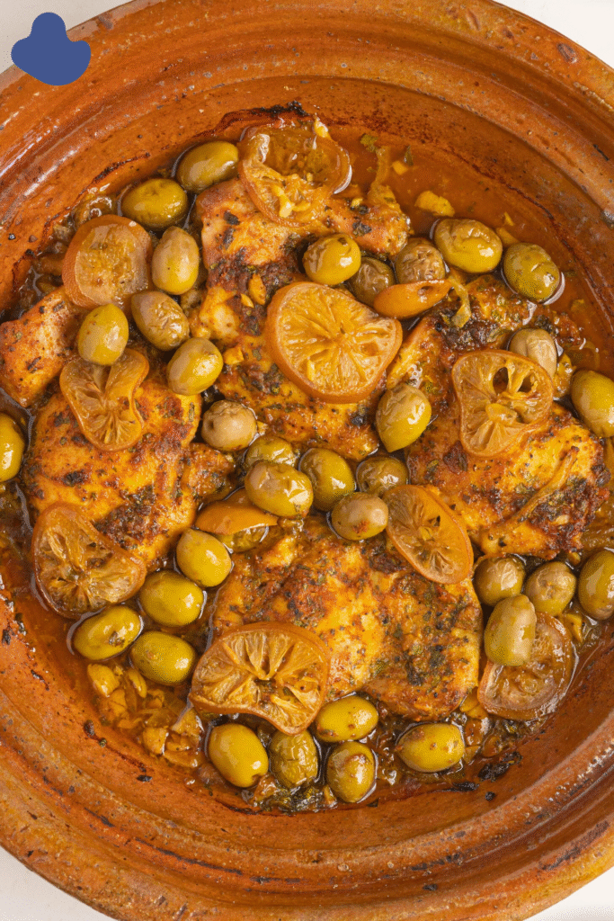 Moroccan chicken tagine featured in Morocco food guide