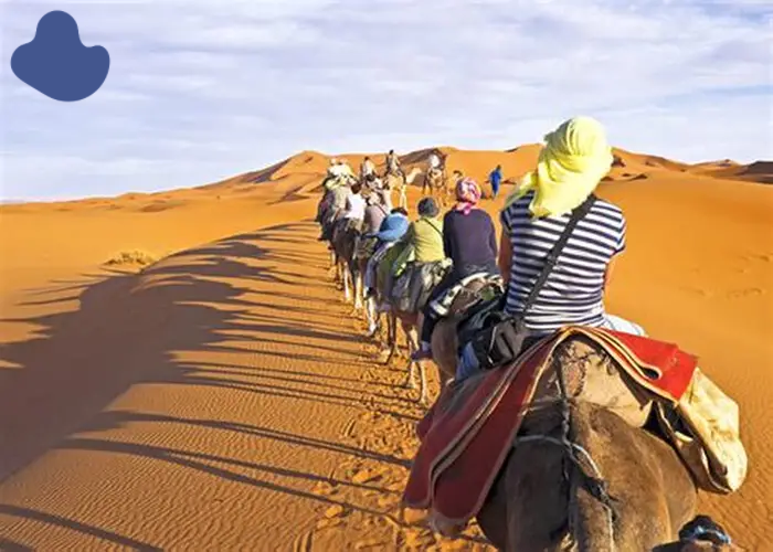 Sahara Desert trekking with nomads Morocco adventure